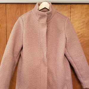 Old Navy Boucle Pink Coat Large